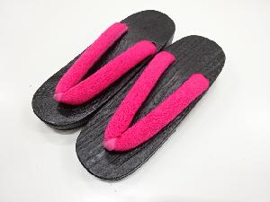 未使用品　焼き桐下駄（24センチ）